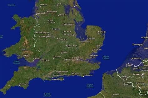 England Sea Level Rise Map