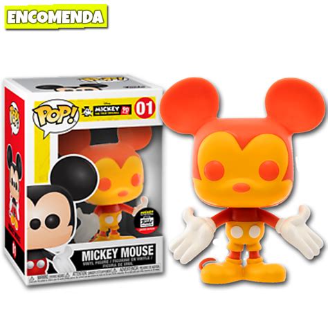 Funko Pop Mickey Mouse 01 Laranjavermelho Loja Tsc