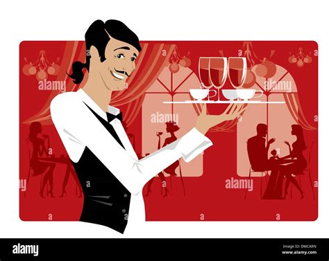 Cafeteria Lunch Lady Stock Vector Images Alamy