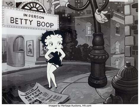 Who Framed Roger Rabbit Betty Boop Production Cel Walt Lot 95209 Heritage Auctions