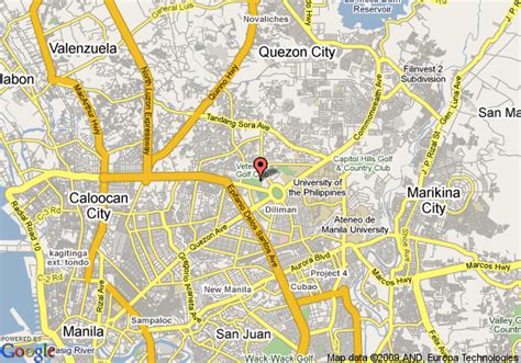 Quezon City Map And Quezon City Satellite Image