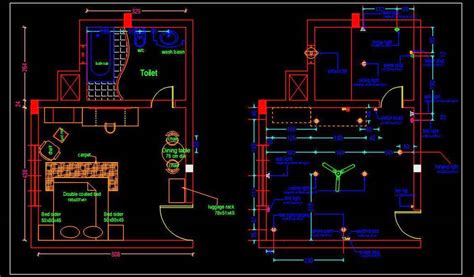 Conceptdraw diagram allows you to make electrical circuit diagrams on pc or macos operating systems. Hotel Guest Room Interior and Electrical Layout Plan Autocad Drawing free download - Autocad DWG ...