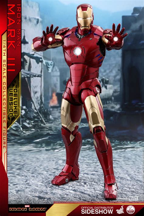 Iron Man Mark Iii Deluxe Version 14 Scale Figure Collectors Row Inc
