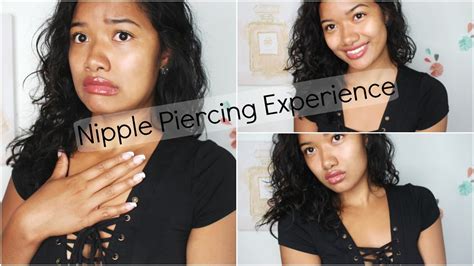 Nipple Piercing Experience Does It Hurt Aftercare And Tips Youtube