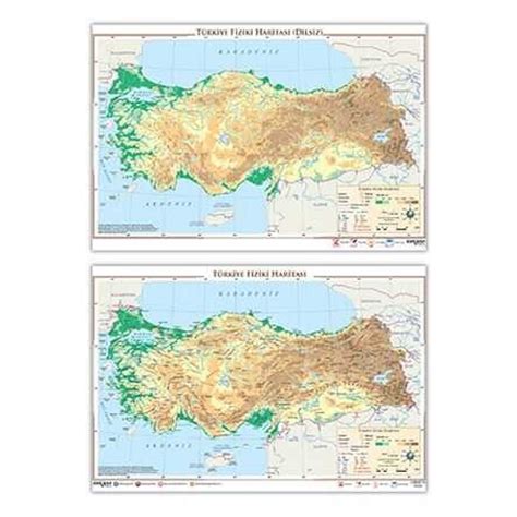 Türkiye Fiziki Haritası Lazımbana da