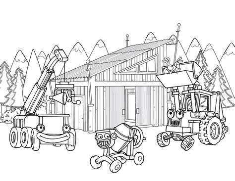 Construction Crane Coloring Page At GetColorings Com Free Printable