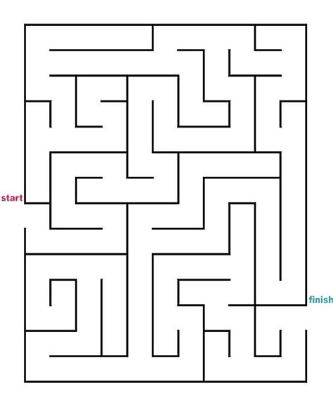Printable Marble Maze Template Printable Word Searches