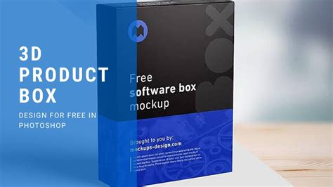 How To Make A D Product Box In Photoshop Youtube