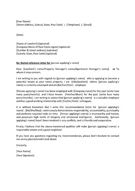 letter of recommendation 20 free templates cocodoc