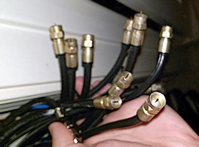 Most digital programming services are now transmitted in high definition, so hdtvs can take full advantage of the sharper. cabling - Why are most of my cable/coax wires disconnected ...