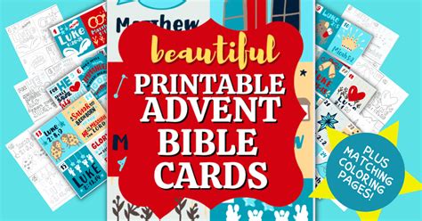 Printable Christmas Story Bible Verses Advent Calendar Christmas
