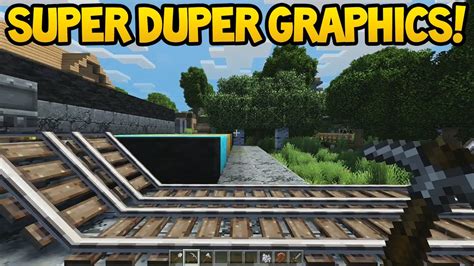 Minecraft Console Super Duper Graphics Pack Youtube