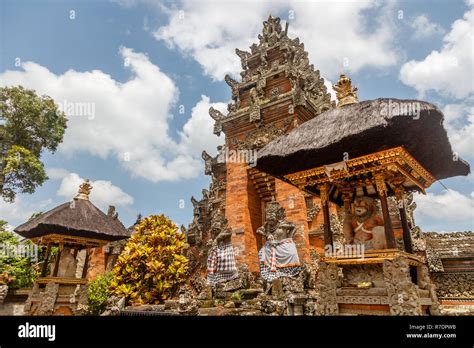 Paduraksa Gates Of Balinese Hindu Temple Pura Puseh Desa Batuan