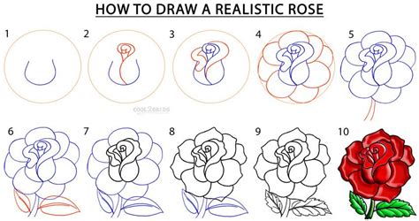 How To Draw A Rose Art For Kids Hub Stowoh