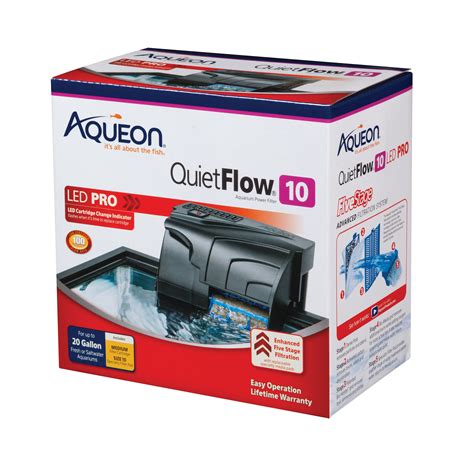 Aqueon Quietflow 10 Power Filter 20gal Pet Paradise