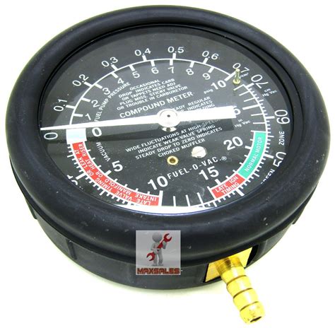 Fuel Pump And Vacuum Gauge Tester Pressure Test New Auto Mechanic Tester