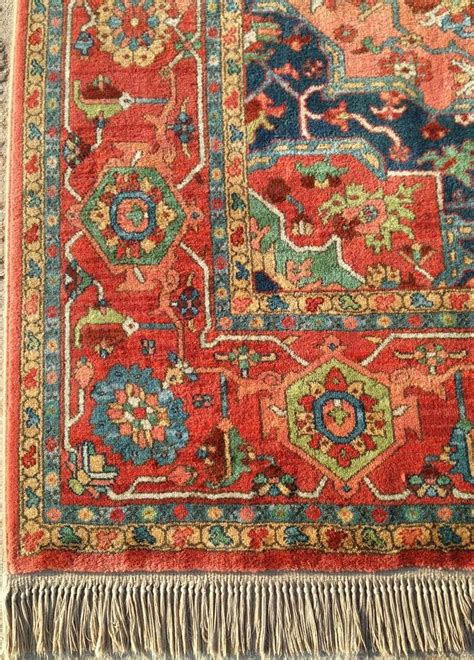 Vintage Karastan Wool Rug Medallion Serapi Pattern 736 Rugs