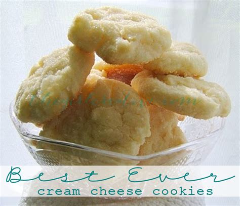 Best Ever Cream Cheese Cookies The Girl Creative