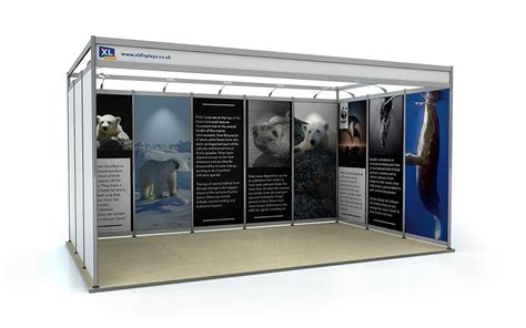 Foamex Graphic Panels L Shape Shell Scheme Exhibition Stand Uk Made