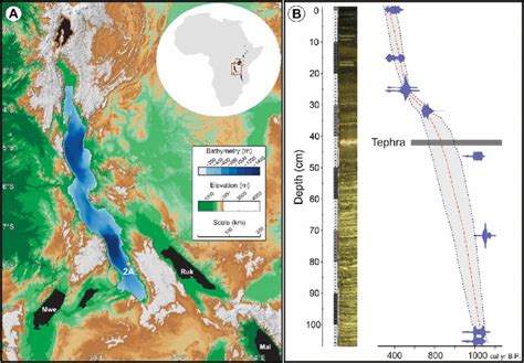 Maybe you would like to learn more about one of these? Lake Tanganyika. Inset map (A, upper right) shows the position of the... | Download Scientific ...