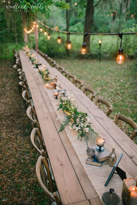 20 Woodland And Forest Wedding Reception Ideas Deer Pearl Flowers Part 2