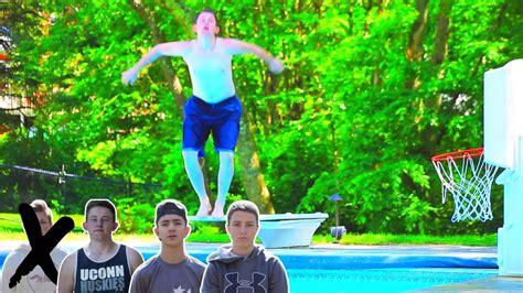Crazy Pool Basketball Dunk Contest Youtube