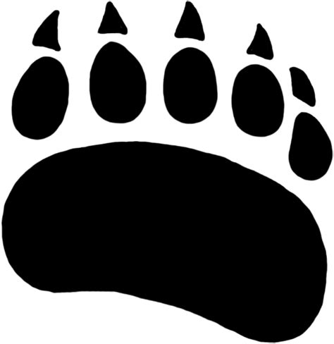 Download Bear Paw Clipart Bear Paw Print Png Transparent Png