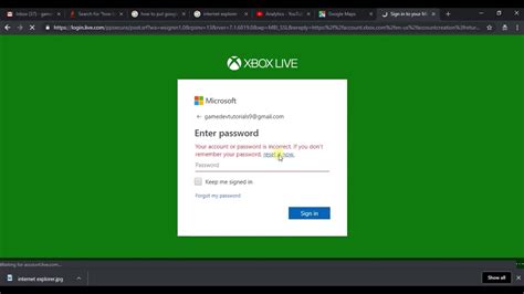 How To Reset Forgotten Password In Xbox One Youtube