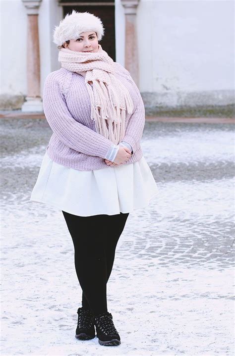 Ootd Winter Pastels Plus Size Winter Outfits Plus Size Outfits