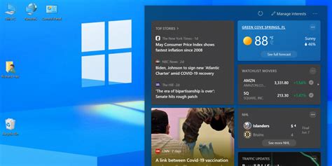 Turn Off Windows 10 News And Interests On The Taskbar Using Mem Intune