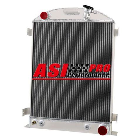 4 ROW CORE Aluminum Radiator FOR 1930 1931 FORD MODEL A W CHEVY ENGINE