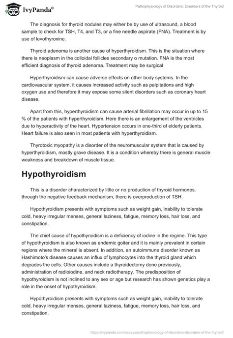 Pathophysiology Of Disorders Disorders Of The Thyroid Words Sexiezpicz Web Porn