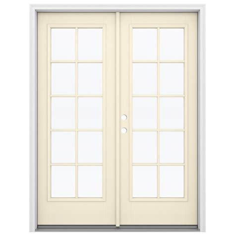 Jeld Wen French 60 In X 80 In X 4 916 In Jamb Low E Simulated Divided