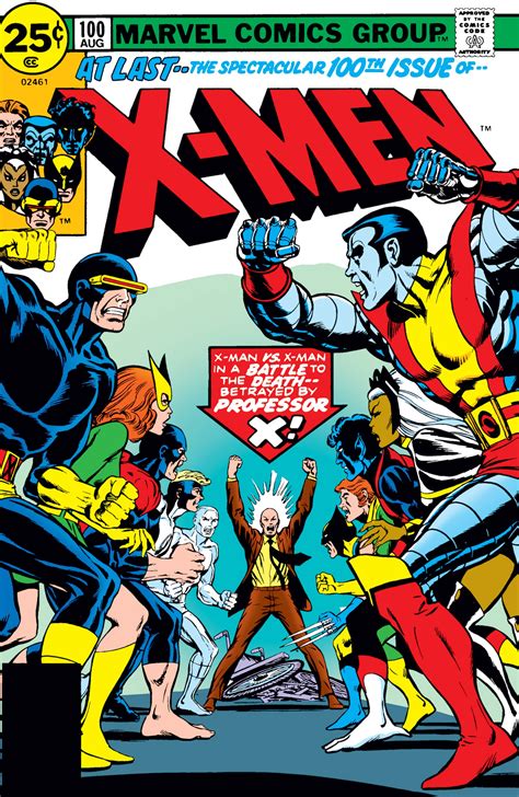 X Men 100 Marvel Comic Book Original Lagoagriogobec