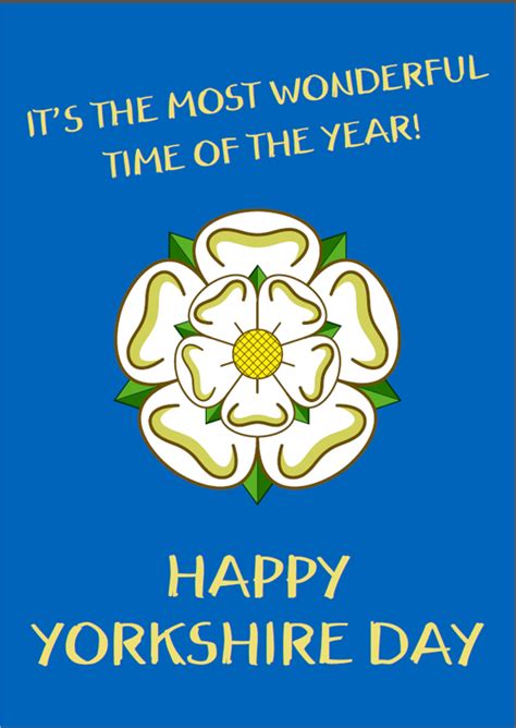 Here at welcome to yorkshire we think that yorkshire day should be celebrated 365 days a year. 'Yorkshire Day' Greetings Cards - Pack of 10 - I'm From ...