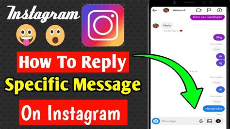How To Reply A Specific Message In Instagram Instagram Quick Reply