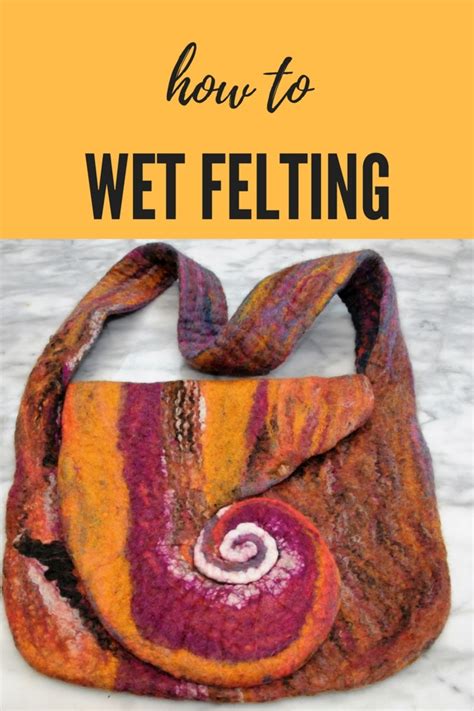 How To Make A Wet Felted Spiral Bag Feltmagnet