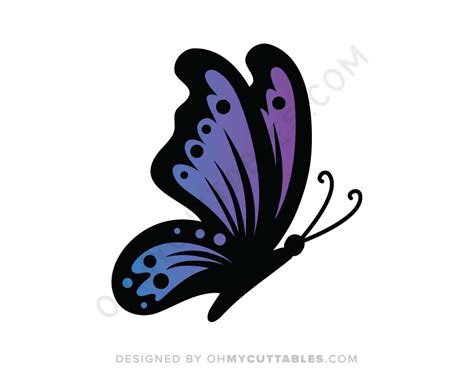 Butterfly Svg Layered • Ohmycuttables