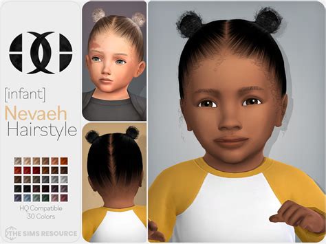 The Sims Resource Nevaeh Hairstyle Infant