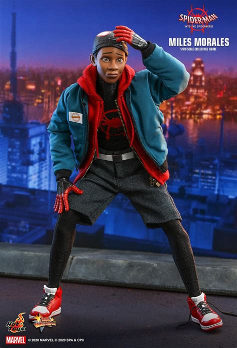 Hot Toys 16th Scale Miles Morales Figure Stepped Right Out Of Into