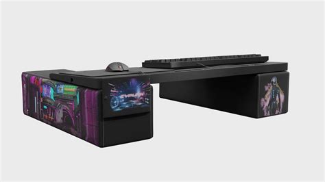 Couchmaster Cypunk Limited Edition Cyberpunk Couch Desk Has 80s Colors