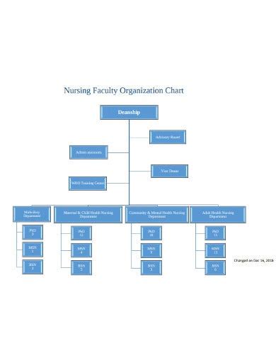5 Nursing Organizational Chart Templates In Pdf