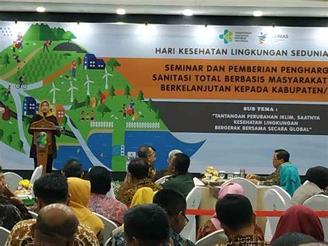 Selamat hari kesehatan mental sedunia!kami juga manusia adalah bentuk apresiasi kami untuk memperingati hari kesehatan mental sedunia yang jatuh pada. Seminar Hari Kesling Sedunia, Dirjen Kesmas : Daerah ...