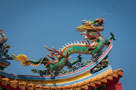 Chinese Dragon On Temple Ed Okeeffe Photography