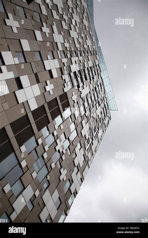Exterior Detail Of The Cube Building In Birmingham United Kingdom The