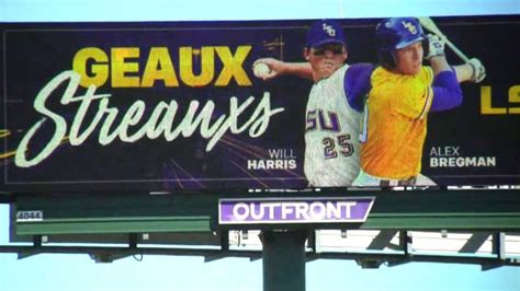 Geaux Streauxs Billboard Has Lsu Fans Fired Up