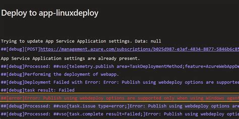 Adventures In Devops Resolve Error Publish Using Webdeploy Options Are Supported Only When