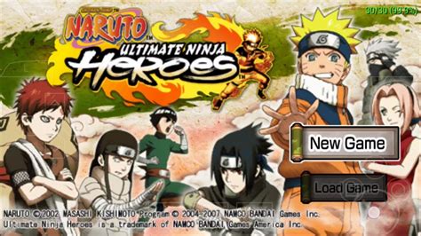 Naruto Ultimate Ninja Heroes Psp Ppsspp Android Youtube