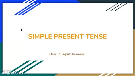 The best way is to memorize them in the following formula: Simple Present Tense class 5 Part 1 - YouTube