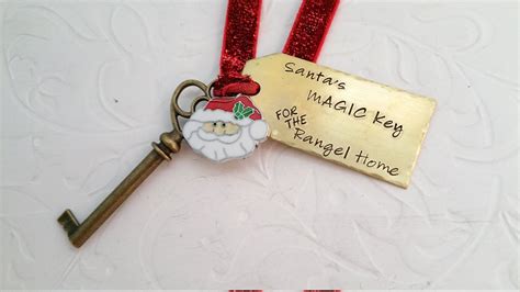 Magic Santa Key Special Personalized House Key For Santa Etsy